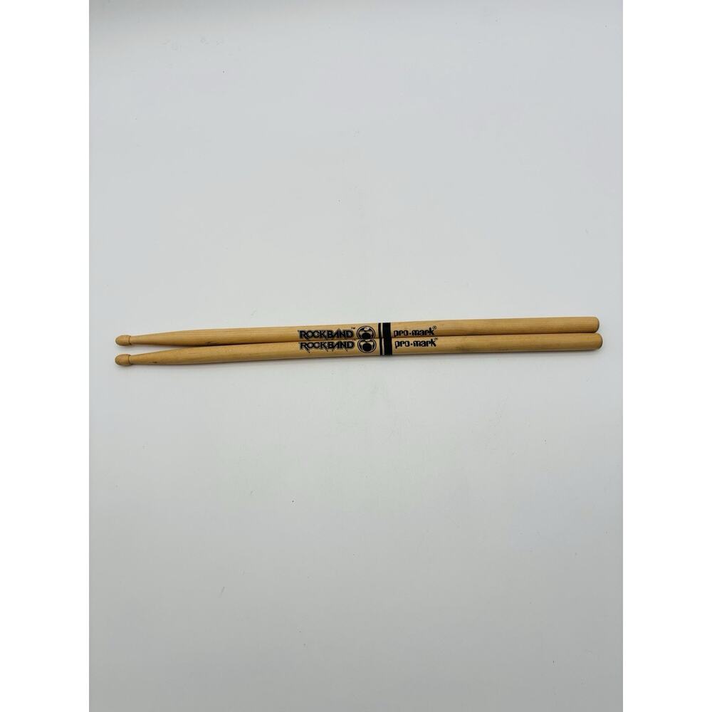 Set Of Rock Band Ludwig Replacement Wood Drum Sticks Xbox Nintendo Wii OEM VG